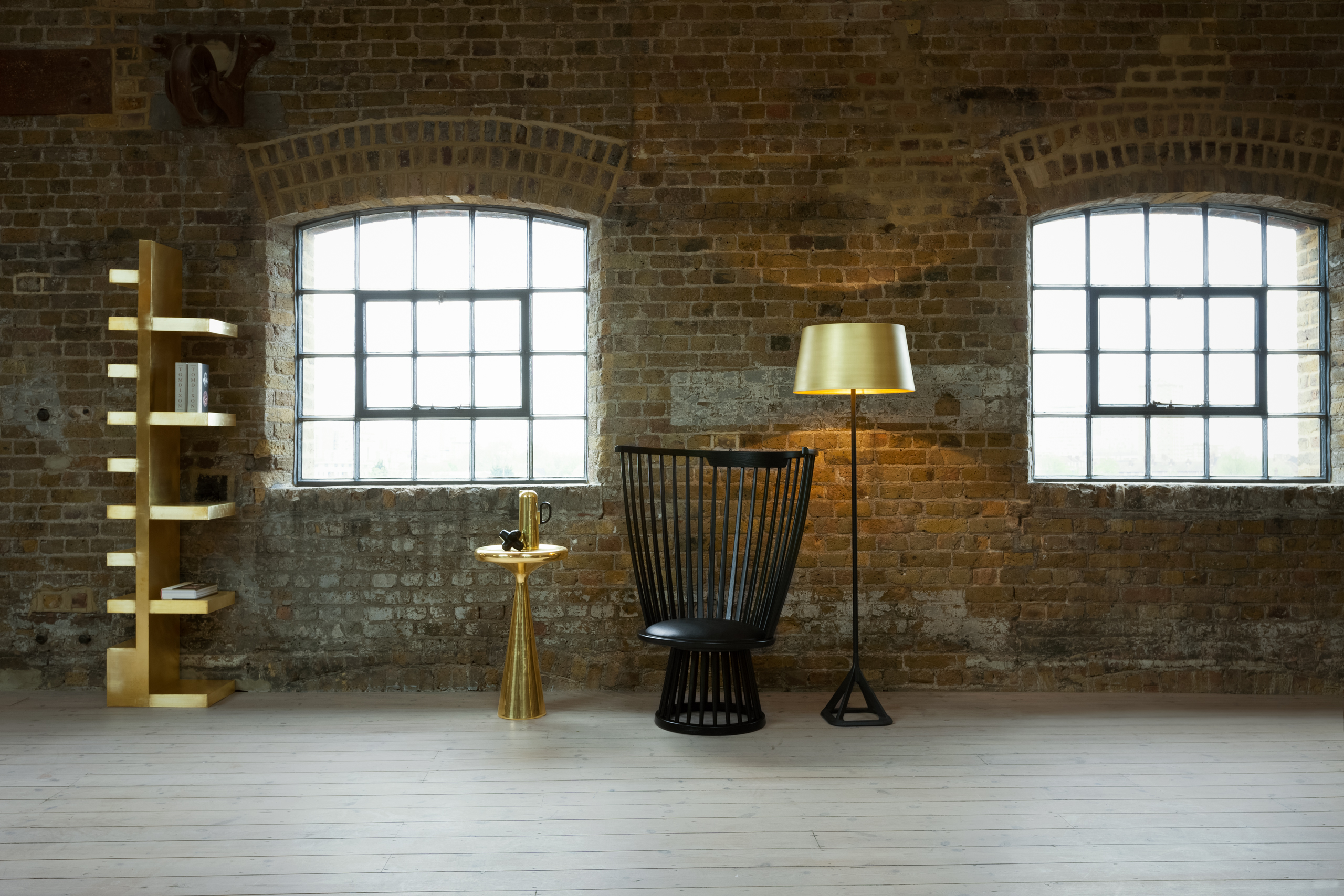 Tom Dixon Fan Stuhl schwarz